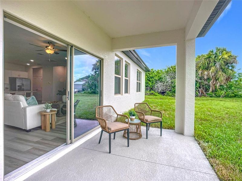 Exterior details and patio area of a home in , North Port (Image 23).