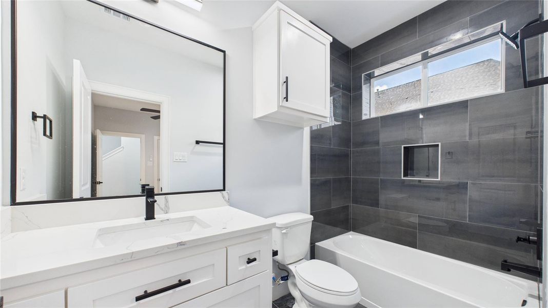 Furnished interior view inside a new home in , Houston (Image 10).