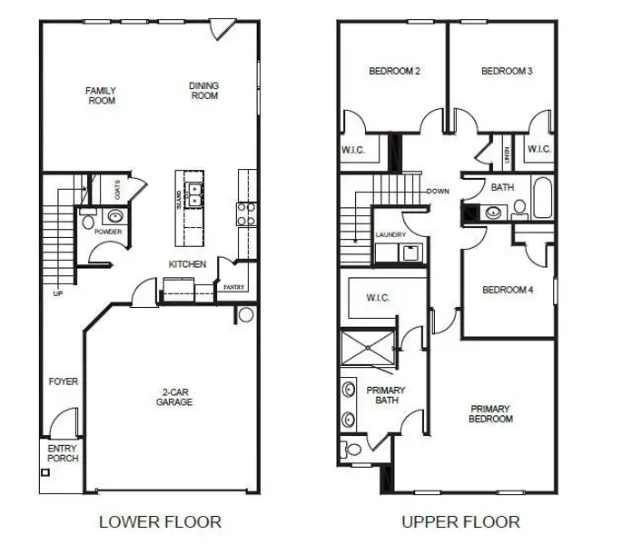 2D floor plan layout of this home in , Norcross, GA (Image 5).