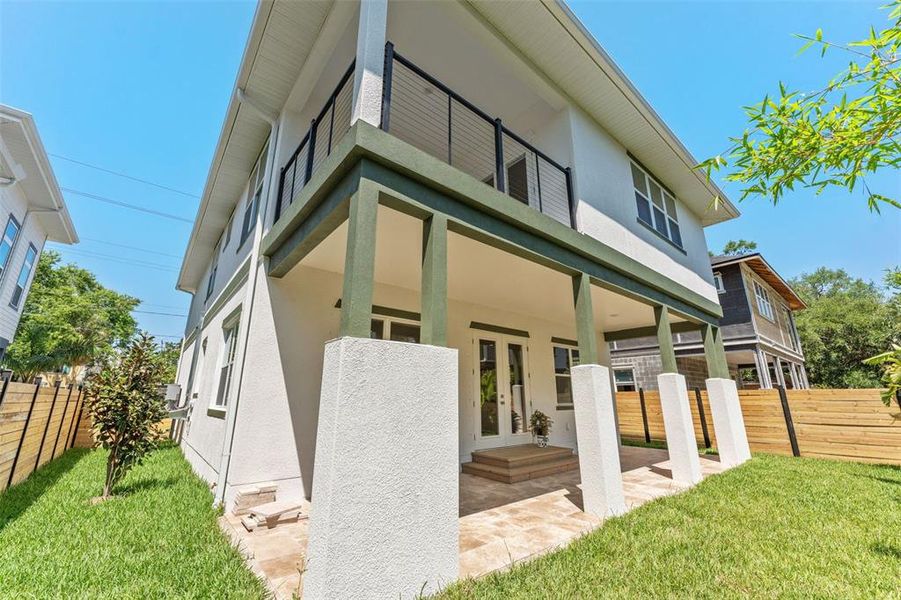 Front exterior of a new home in Wyoming Estates, Tampa, FL, highlighting curb appeal (Image 22). Front exterior of a new home in Wyoming Estates, Tampa, FL, highlighting curb appeal (Image 22).