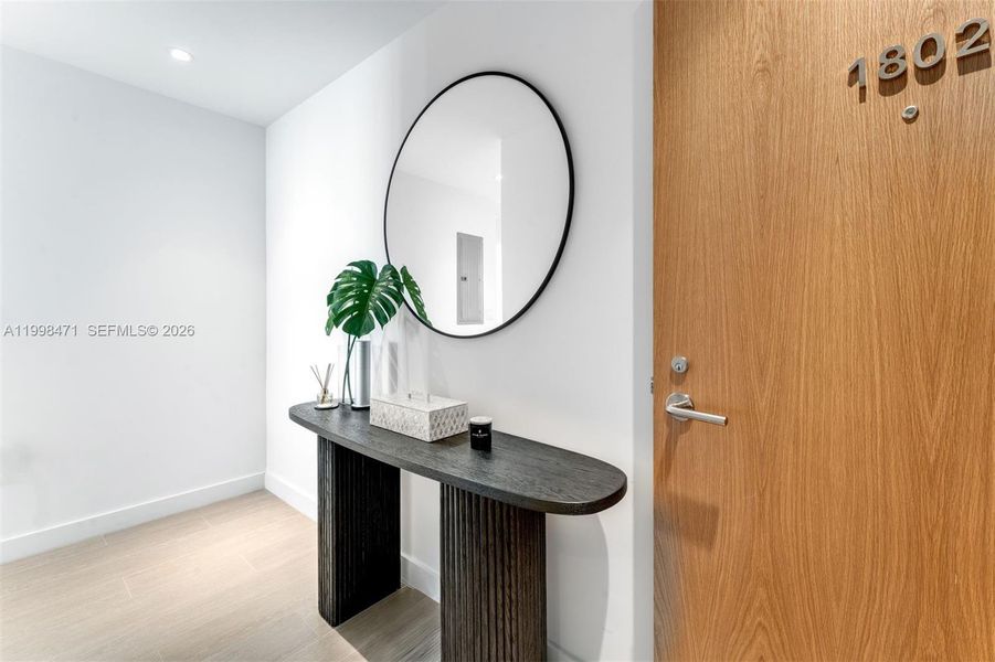 Furnished interior view inside a new home in , Miami Beach (Image 10).