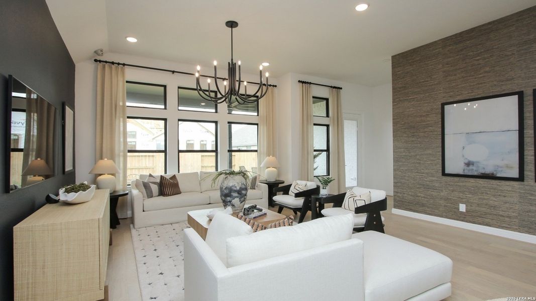 Furnished interior view inside a new home in Veranda, San Antonio (Image 12). Furnished interior view inside a new home in Veranda, San Antonio (Image 12).