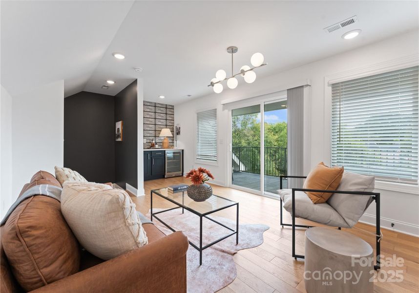 Furnished interior view inside a new home in , Charlotte (Image 7).
