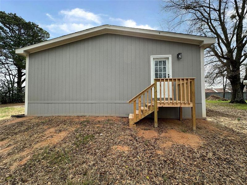 Exterior details and patio area of a home in , Quitman (Image 12).