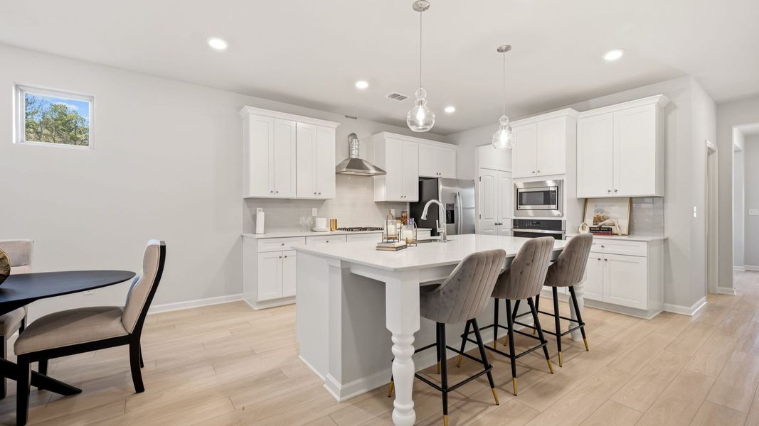 Representative furnished interior of a home built from the Lassiter by DRB Homes in Hamilton Lakes, Lawrenceville (Image 30).