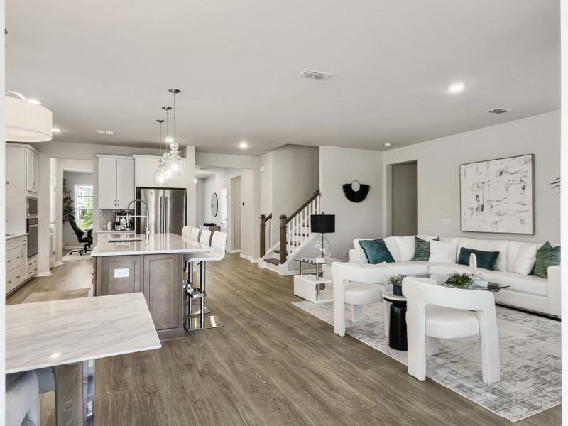Furnished interior view inside a new home in The Groves of Berkeley, Moncks Corner (Image 9).
