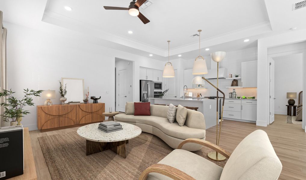 Bright and open floor plan