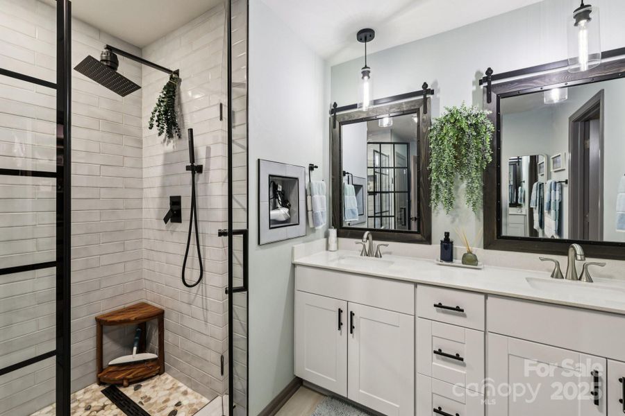 Furnished interior view inside a new home in Monterey Park, York (Image 34). Furnished interior view inside a new home in Monterey Park, York (Image 34).