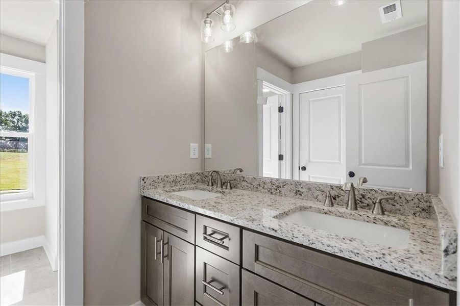 Furnished interior view inside a new home in , Statham (Image 13).
