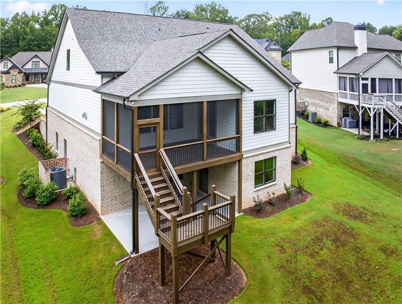 Front exterior of a new home in , Jefferson, GA, highlighting curb appeal (Image 23).