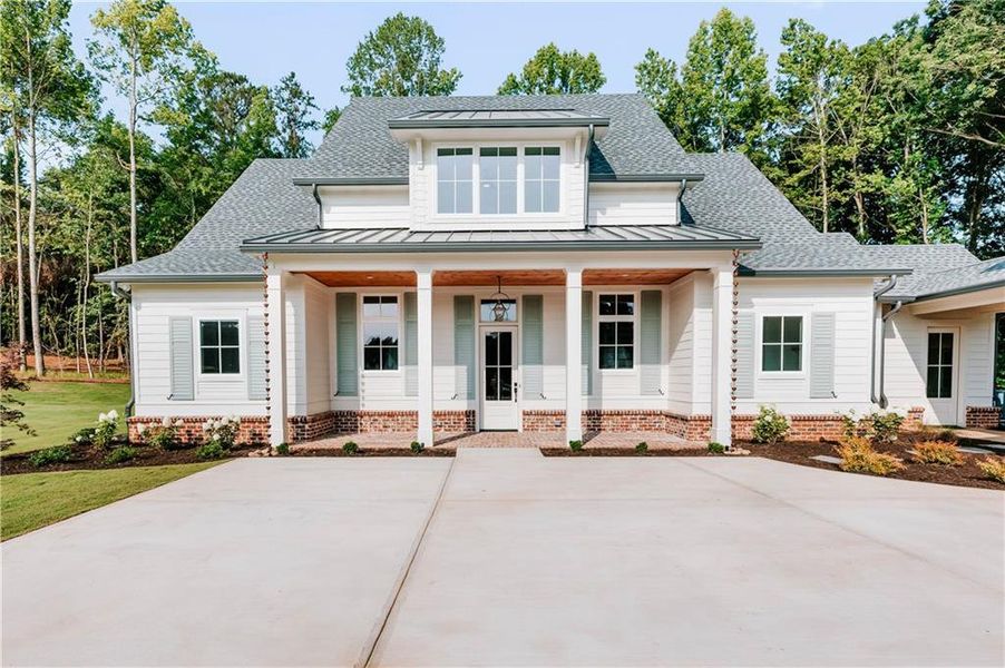 Front exterior of a new home in , Jefferson, GA, highlighting curb appeal (Image 30).