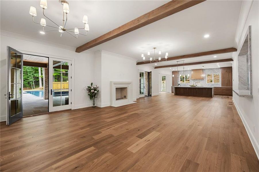 Spacious, unfurnished interior of a new home in , Atlanta (Image 50).