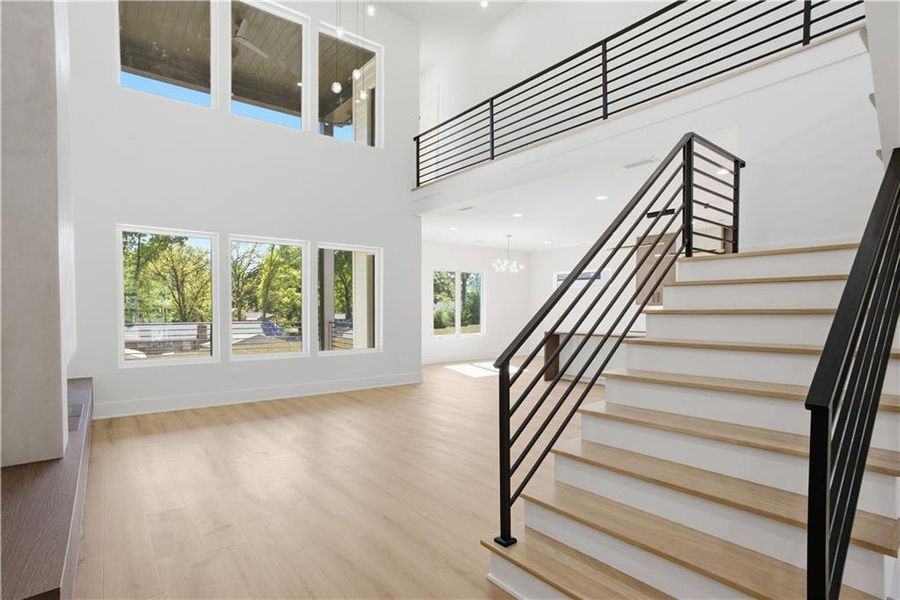 Spacious, unfurnished interior of a new home in , Duluth (Image 76).