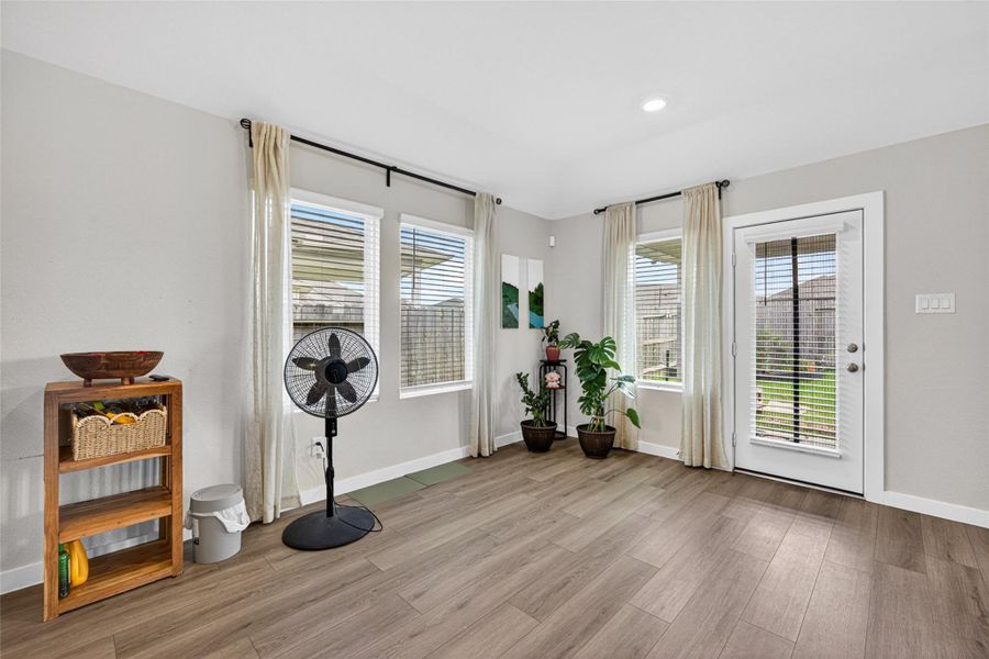 Furnished interior view inside a new home in Wall Street Village, Richmond (Image 31).