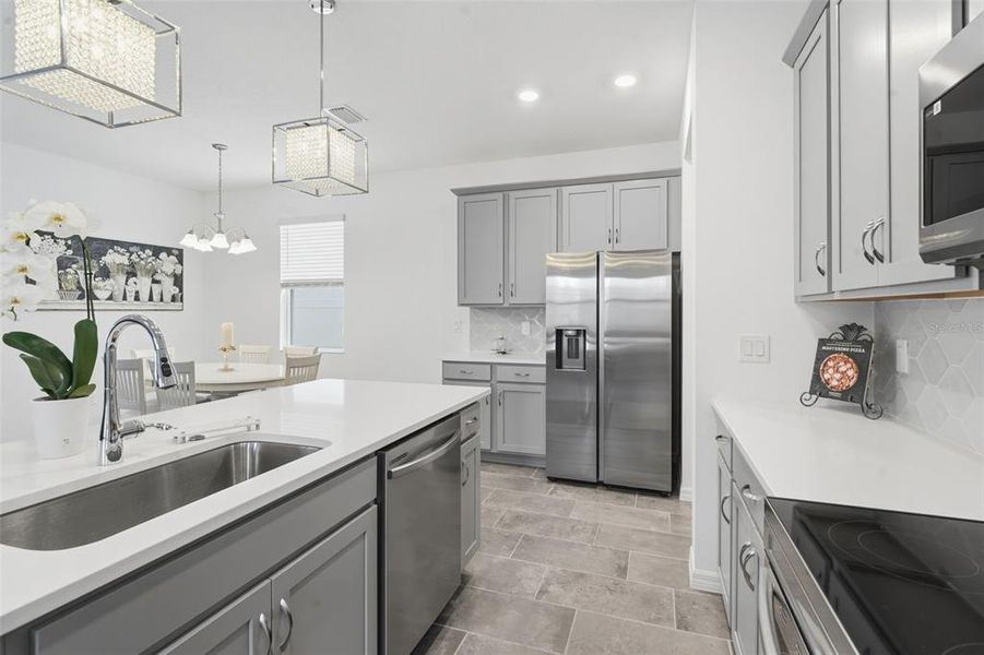 Furnished interior view inside a new home in , Deland (Image 32). Furnished interior view inside a new home in , Deland (Image 32).