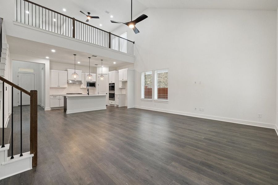 Furnished interior view inside a new home in Sauls Ranch, Round Rock (Image 7).