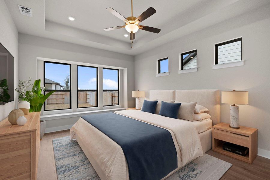 Primary Bedroom - Virtually Staged