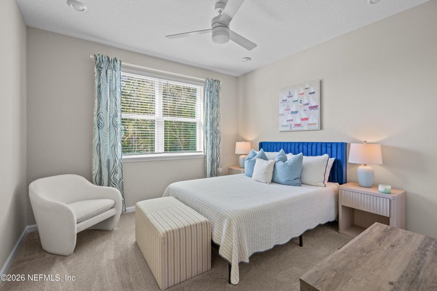 Furnished interior view inside a new home in , Palm Coast (Image 26).