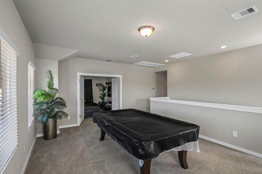 Another view of the game room.