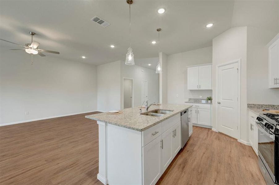 Furnished interior view inside a new home in Sanderos, Fort Worth (Image 11).