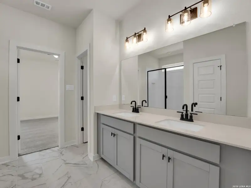 Furnished interior view inside a new home in Morgan Meadows, San Antonio (Image 11).
