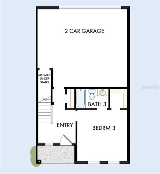 2D floor plan layout of this home in , Sarasota, FL (Image 3).