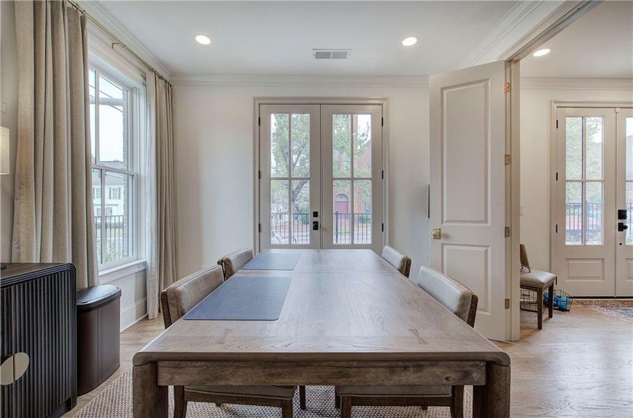 Furnished interior view inside a new home in , Cartersville (Image 8).