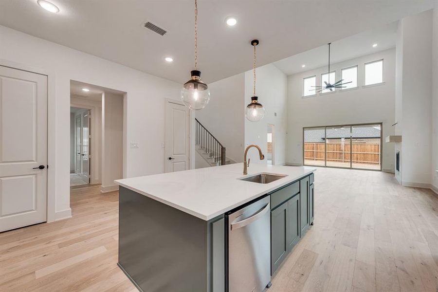 Furnished interior view inside a new home in Hillside Village, Celina (Image 16).