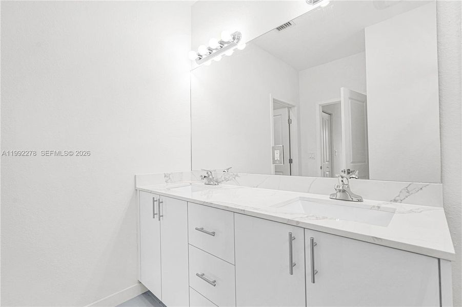 Furnished interior view inside a new home in , Miami (Image 11).