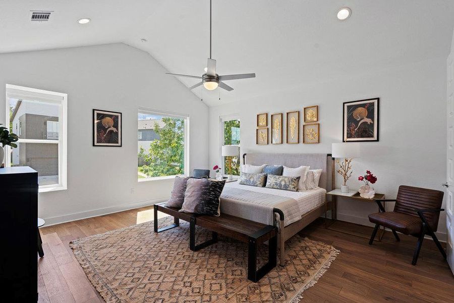 Furnished interior view inside a new home in Agave, Austin (Image 28).