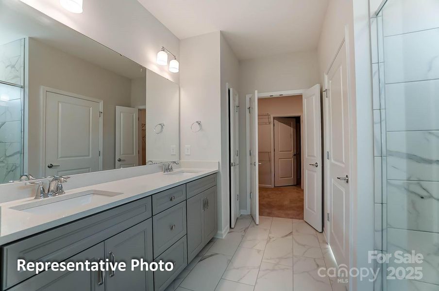 Furnished interior view inside a new home in Villas at Prestwick, Mooresville (Image 9).