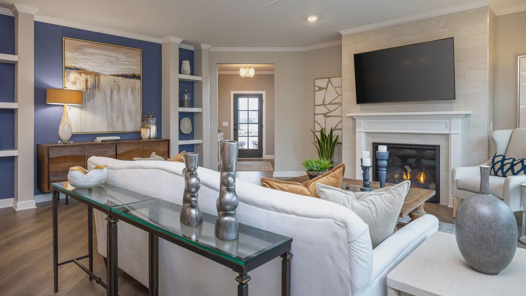 Representative furnished interior of a home built from the Promenade by Epcon Communities in The Courtyards at Oak Grove, Durham (Image 22). Representative furnished interior of a home built from the Promenade by Epcon Communities in The Courtyards at Oak Grove, Durham (Image 22).