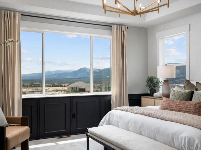 Furnished interior view inside a new home in Jackson Creek, Monument (Image 8).