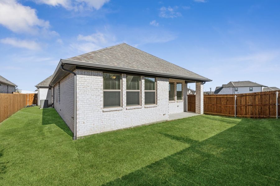 Exterior details and patio area of a home in Avondale, Fate (Image 21). Exterior details and patio area of a home in Avondale, Fate (Image 21).