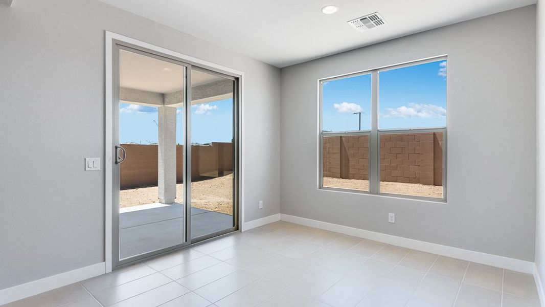Representative unfurnished interior of a home built from the Charter by Taylor Morrison in Artisan at Asante Encore Collection, Surprise (Image 12).