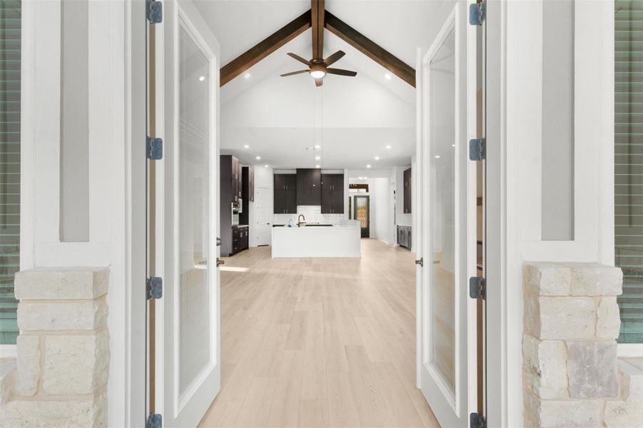 Furnished interior view inside a new home in Broken Oak, Georgetown (Image 8).