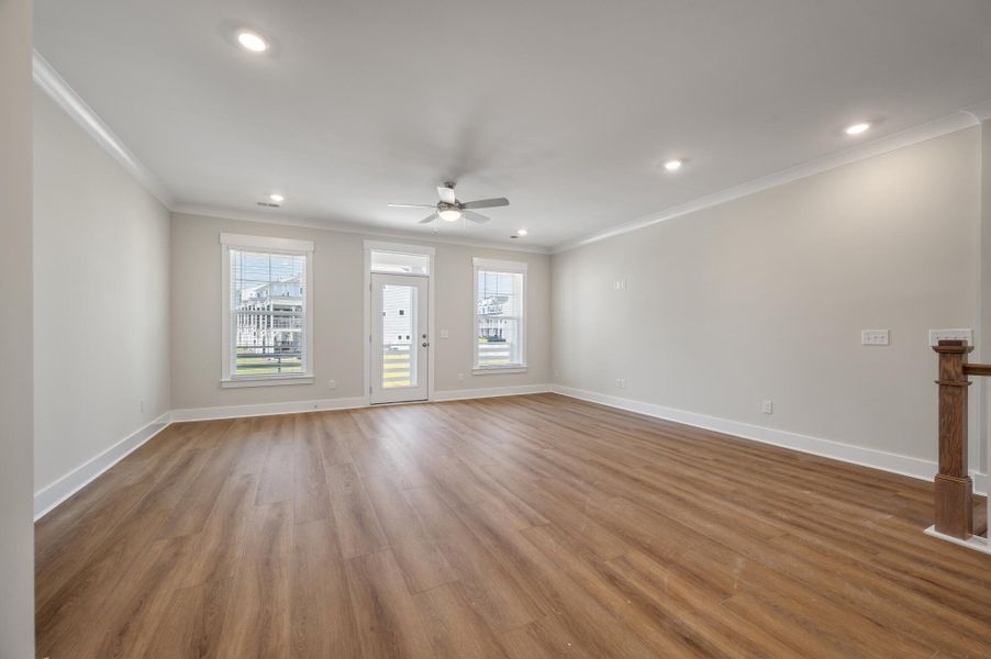 Spacious, unfurnished interior of a new home in The Bluffs at Pinefield Townhomes, Charleston (Image 15).