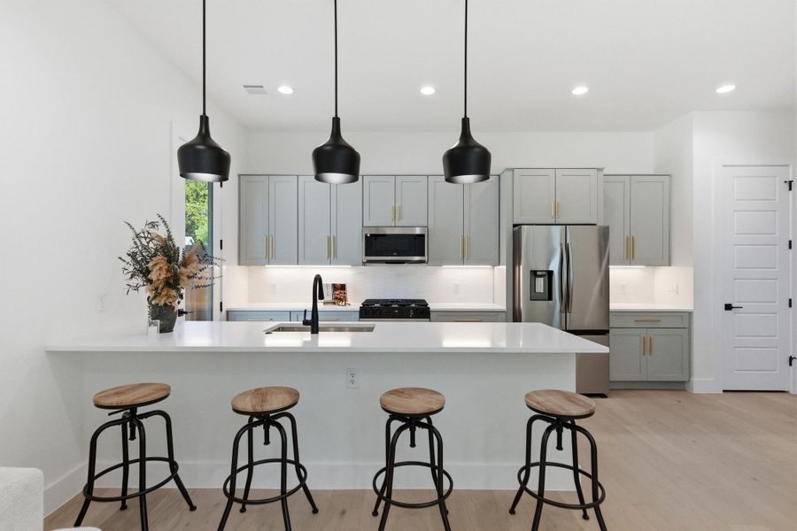 Furnished interior view inside a new home in , Austin (Image 11).