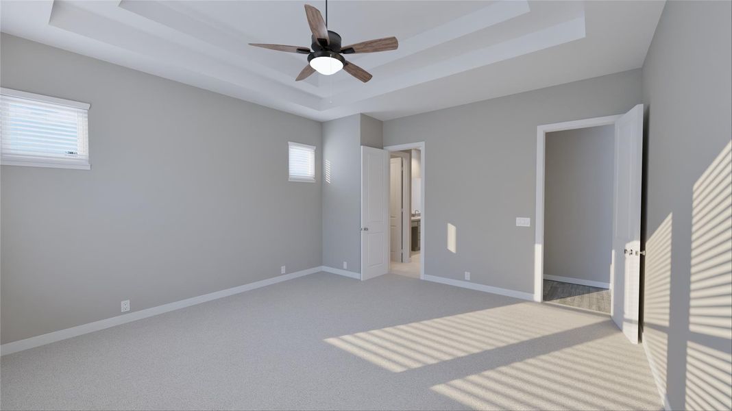 Spacious, unfurnished interior of a new home in Canterra Creek 60', Iowa Colony (Image 12). Spacious, unfurnished interior of a new home in Canterra Creek 60', Iowa Colony (Image 12).