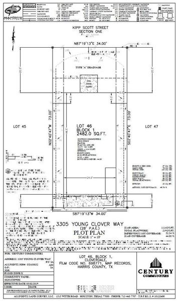 2D floor plan layout of this home in Cloverdale, Houston, TX (Image 3). 2D floor plan layout of this home in Cloverdale, Houston, TX (Image 3).