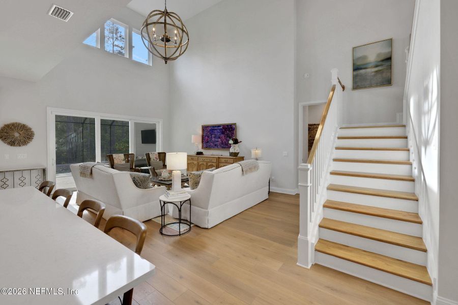 Furnished interior view inside a new home in Settler's Landing at Nocatee, Ponte Vedra (Image 67).