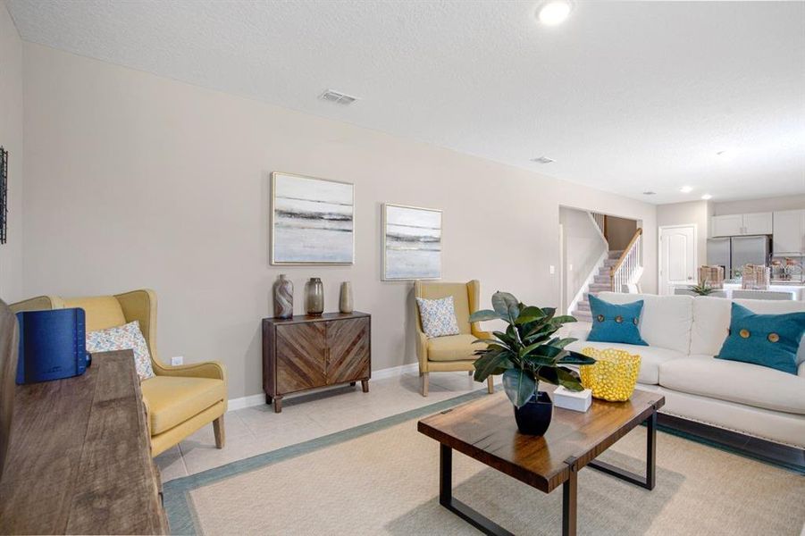 Furnished interior view inside a new home in Benton Hills, Brooksville (Image 26). Furnished interior view inside a new home in Benton Hills, Brooksville (Image 26).