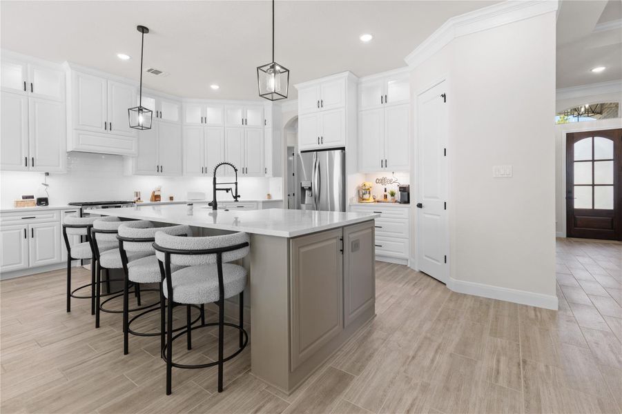 Furnished interior view inside a new home in Bentwater, Montgomery (Image 32).