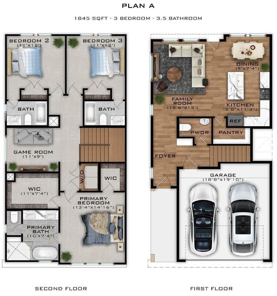 2D floor plan layout of this home in , Houston, TX (Image 4).
