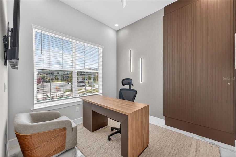 Furnished interior view inside a new home in , Orlando (Image 49).