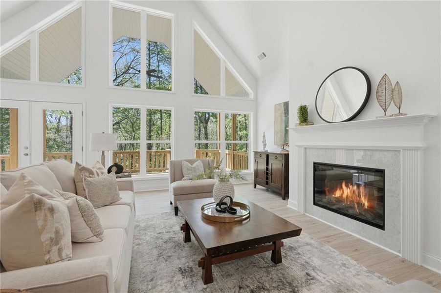 Furnished interior view inside a new home in , Gainesville (Image 16). Furnished interior view inside a new home in , Gainesville (Image 16).