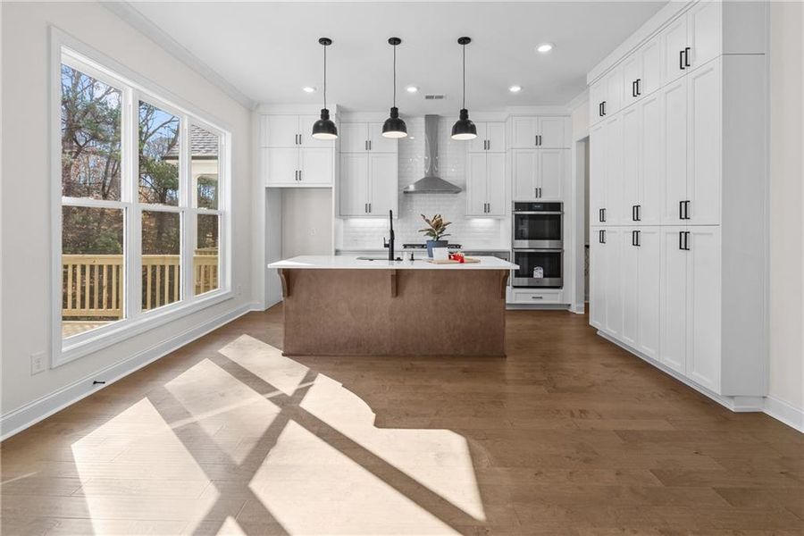 Furnished interior view inside a new home in Aberdeen, Hoschton (Image 11).