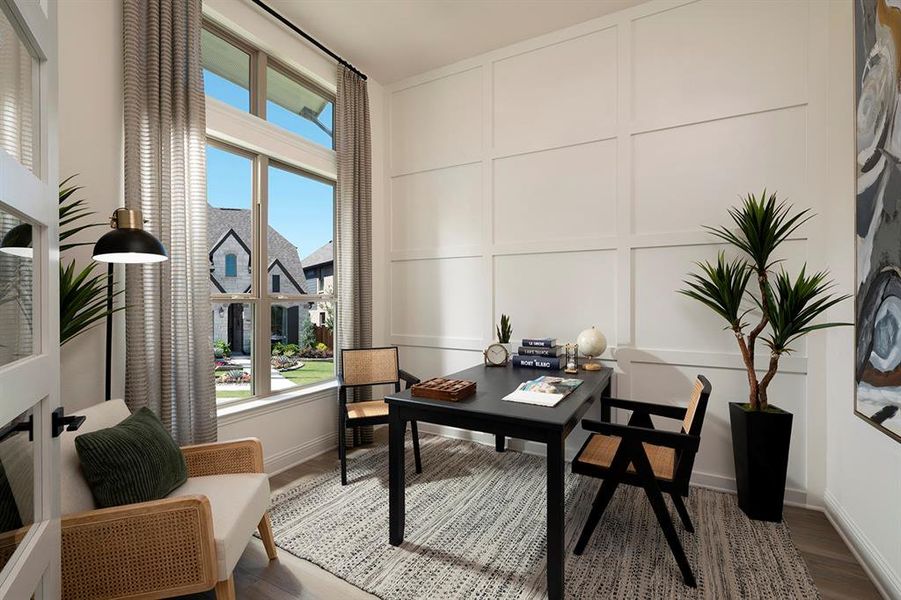 Furnished interior view inside a new home in Avondale, Fate (Image 10). Furnished interior view inside a new home in Avondale, Fate (Image 10).