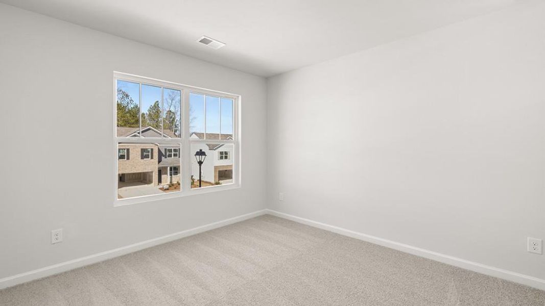 Spacious, unfurnished interior of a new home in Oaks at Cedar Grove, Fairburn (Image 15). Spacious, unfurnished interior of a new home in Oaks at Cedar Grove, Fairburn (Image 15).