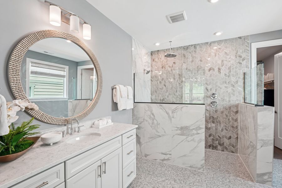 Representative furnished interior of a home built from the Poplar Ridge by Tri Pointe Homes in Altis At Serenity, Fuquay Varina (Image 14).